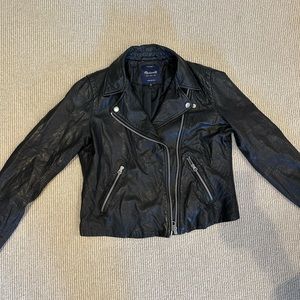 madewell leather jacket